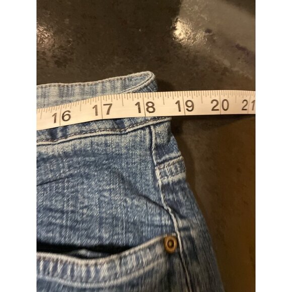 Smith’s Jeans Mid Rise Medium Wash Straight Leg Blue Jeans Sz 18 - Picture 9 of 12